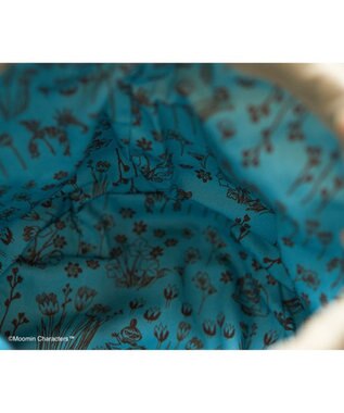 genten サステナブル巾着 手持ちタイプ「ムーミン＆スナフキン」 グレージュ