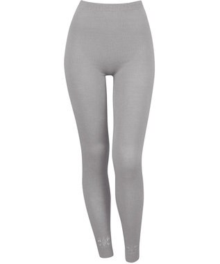 Wing あったかオーバーパンツ 薄手 軽いはきごこち 動きやすい 足首丈 秋 冬 ER0783 ウイング／ワコール グレー