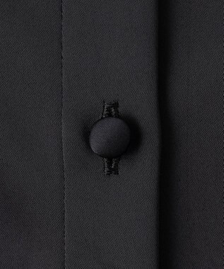 ICB L 【WEB＆一部店舗限定】 AiryTypewriter ノースリーブブラウス ネイビー×ブラック系