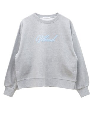 Green Parks 裏起毛発泡ロゴプルオーバー Gray Mixture