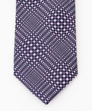 JOSEPH HOMME マイクロウェイブ　ネクタイ パープル系7