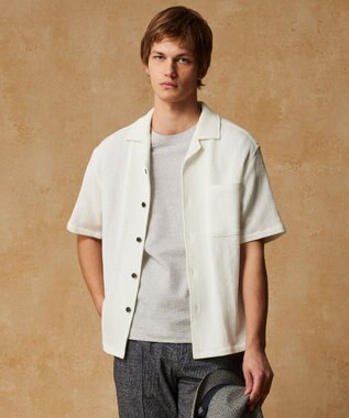 JOSEPH ABBOUD 【オーガニックコットン使用・日本製】JOEコットンサッカークルーネック Tシャツ ライトグレー系7