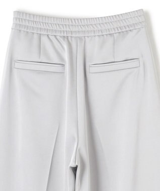 uncrave シャイニーダブルサテン ワイドパンツ シルバーグレー