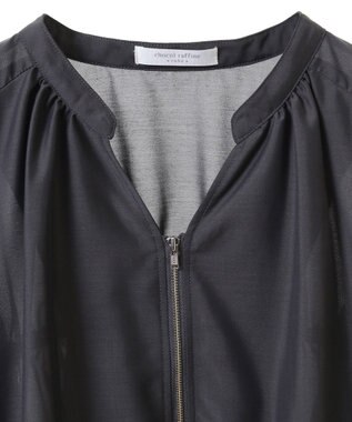 Green Parks イージーケア　シャツブルゾン Charcoal Gray