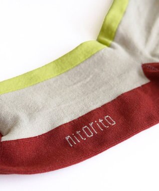 nitorito 【UNISEX】米沢オリジナル柄 block 靴下 navy