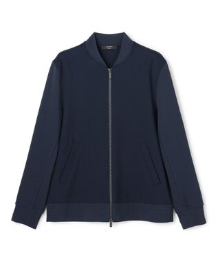 JOSEPH HOMME 【オリジナル素材】ライトタックジャージー ジップアップブルゾン ネイビー系