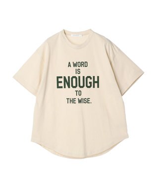 AMERICAN HOLIC ロゴカットラウンドチュニック Ivory