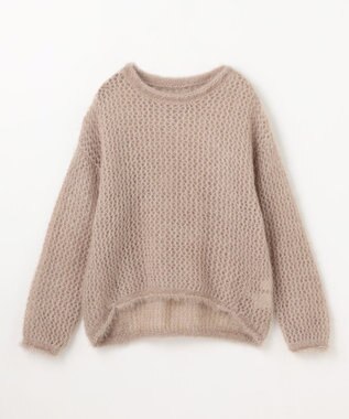 ANY レーシーネットニット ベージュ