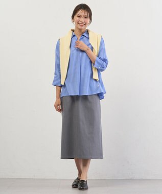 J.PRESS LADIES L Reeves Shine クルーネック ニット イエロー系