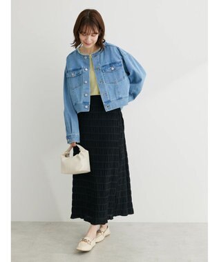 Green Parks ・ＳＵＧＡＲ　ＳＰＯＯＮ　ノーカラーＧジャン Light Indigo