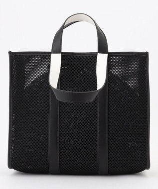 ICB 【CLASSY.掲載・30th ANNIVERSARY】メッシュBOXトート ブラック