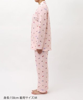 tsumori chisato SLEEP ツモリチサト パジャマ 長袖 長ズボン 綿混(本体) あったか レディース  UDW454 /ワコール ピンク