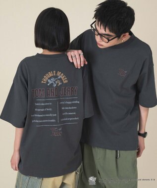 WEGO 【新柄追加/ユニセックス着用アイテム/SMLサイズ展開】TOMandJERRYグラフィックT（S）