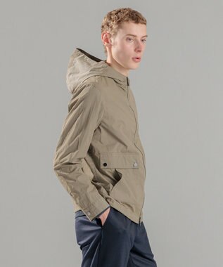 JOSEPH HOMME 【LEON 掲載】ブライトナイロンシャンブレー　スプリングブルゾン ベージュ系