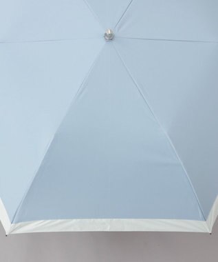 AURORA 【WEB限定】 バイカラー晴雨兼用傘（折りたたみ） サックス