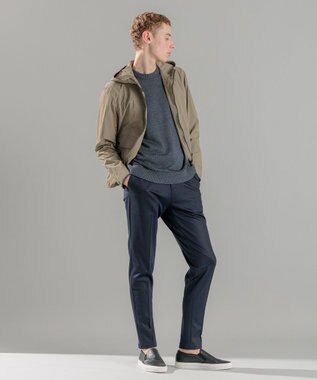 JOSEPH HOMME 【LEON 掲載】ブライトナイロンシャンブレー　スプリングブルゾン ベージュ系