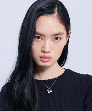 TOCCA PEARL CHERRY NECKLACE 淡水パールネックレス ゴールド系