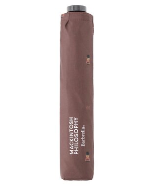 MOONBAT 【大きめ】マッキントッシュ フィロソフィー 折りたたみ傘 Barbrella 超軽量 約110g バッキンガムベア 55cm ワイン