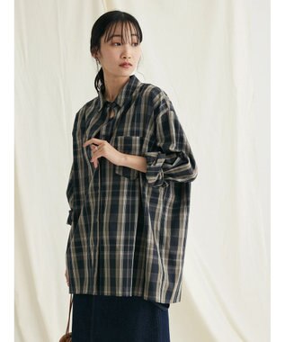 CRAFT STANDARD BOUTIQUE レギュラーカラーシャツ Check Black