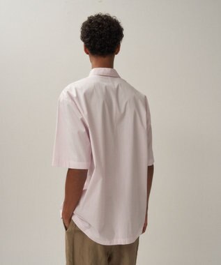 ATON GIZA BROAD | ショートスリーブシャツ - UNISEX PINK