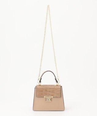 自由区 【MILOS】フラップワンハンドル2WAY バッグ キャメル系