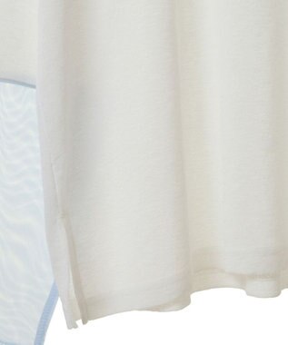 Green Parks Ｍｉｆｆｙ／袖配色シアーープルオーバー White