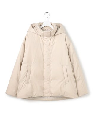 23区 L 【先行予約/WEB&一部店舗限定】ステッチレス フーデット ダウン ベージュ系