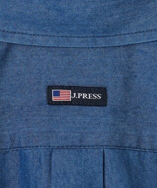 J.PRESS KIDS 【100-130cm】バックブル ダンガリー 半袖シャツ ネイビー