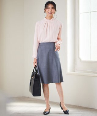 23区 ベルト付き トート バッグ ブラック系