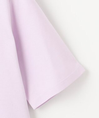 J.PRESS LADIES 【洗える】ロゴ Tシャツ ラベンダー系