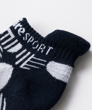 FILA GOLF／marie claire 【marie claire SPORT】 滑り止め付きパイル編みソックス ネイビー