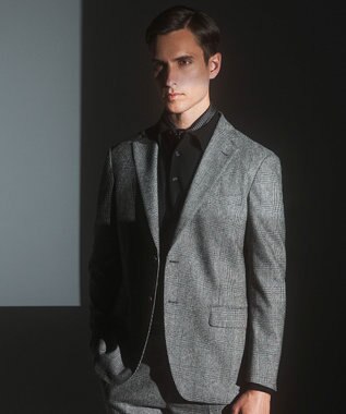 GOTAIRIKU 3ピースセットアップ対応【あたたかい】RENEWOOL ウールジャケット ブラック系4