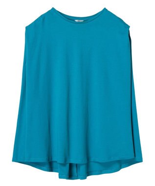 AMERICAN HOLIC 接触冷感フレンチスリーブカットチュニック Turquoise Blue