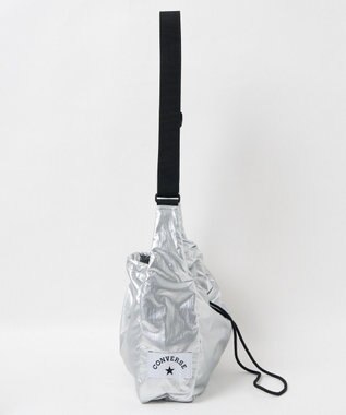 WEGO 【CONVERSE/ユニセックス着用ITEM】別注CONVERSEドローコードショルダーバッグ シルバー