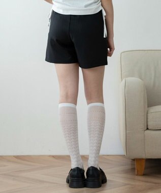 WEGO タックショートパンツ ブラック