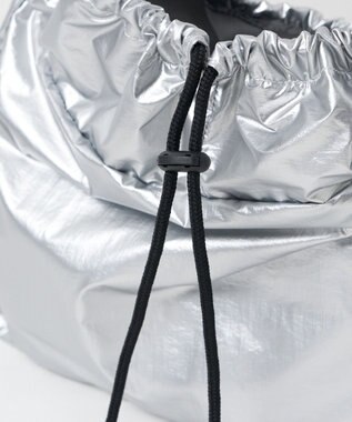 WEGO 【CONVERSE/ユニセックス着用ITEM】別注CONVERSEドローコードショルダーバッグ シルバー