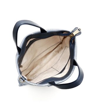 IBIZA アスール　ロゴデニム　2WAYバッグ 水色