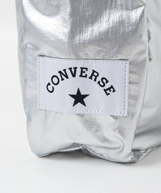 WEGO 【CONVERSE/ユニセックス着用ITEM】別注CONVERSEドローコードショルダーバッグ シルバー