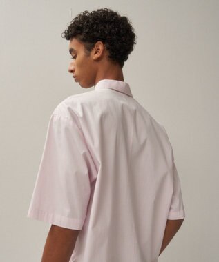 ATON GIZA BROAD | ショートスリーブシャツ - UNISEX PINK