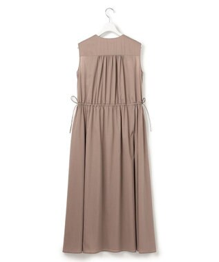 23区 【先行予約】シルキーライトクロス フレアワンピース モカ系