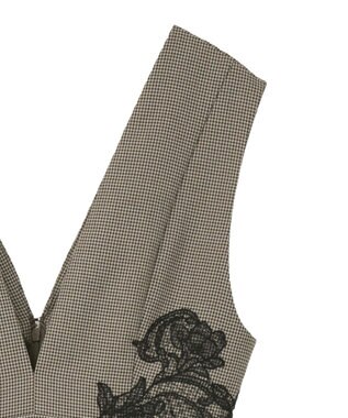 YECCA VECCA フラワーレースジャンスカ Check