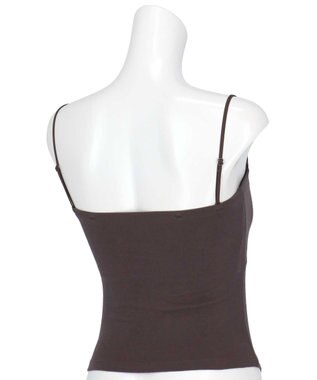 AMPHI カップ付きインナー 【ブラトップ】 ストラップ取り外し可 上向きで立体的なバストシルエット しめつけ感が少ない 脇スッキリ JWG102 アンフィ／ワコール ブラウン