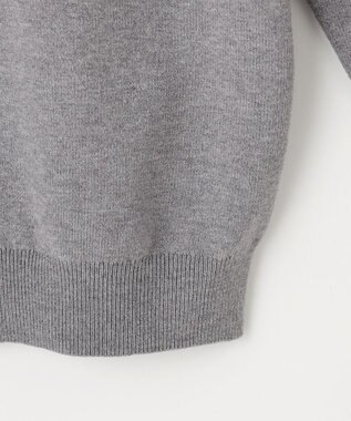 Feroux 【猫カフェMOCHAコラボ】しらたまくん刺繍 ニット グレー系