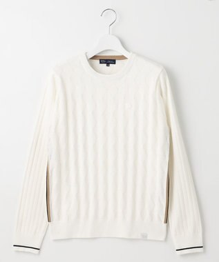 23区GOLF 嬉しいセット企画【ニット＋リバーシブルスカート】【WOMEN】 カラーニットアップ アイボリー系