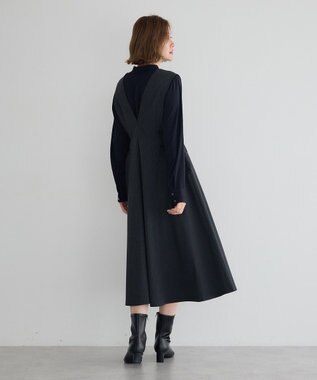 YECCA VECCA フラワーレースジャンスカ Stripe