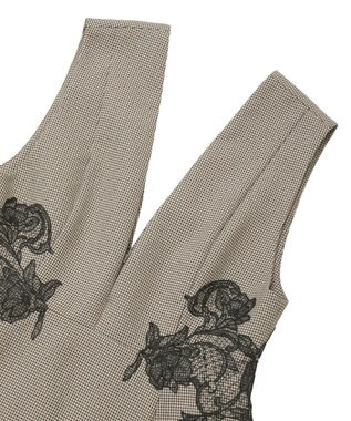 YECCA VECCA フラワーレースジャンスカ Check