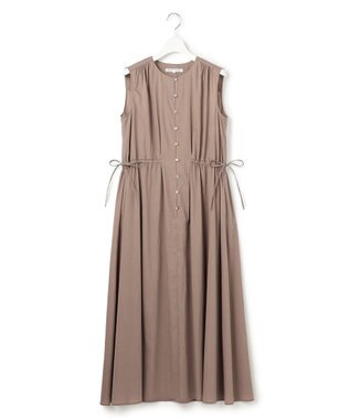 23区 【先行予約】シルキーライトクロス フレアワンピース モカ系