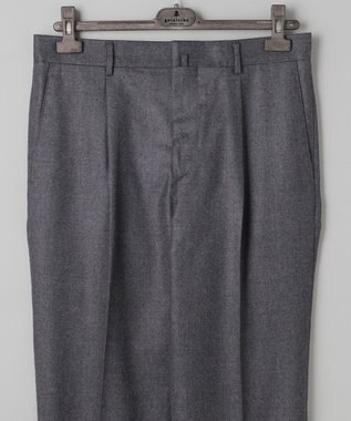 GOTAIRIKU 【保温性/ストレッチ/シワになりにくい】サキソニーストレッチパンツ_1タック(25年モデル） ライトグレー系