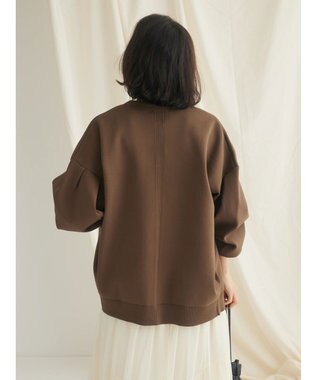 CRAFT STANDARD BOUTIQUE リサイクルポリエステルニットカーディガン Brown