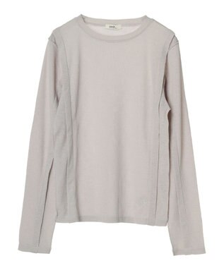 earth music&ecology シアーテレコプルオーバー Light Gray